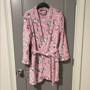Hello Kitty Pink Fleece Robe